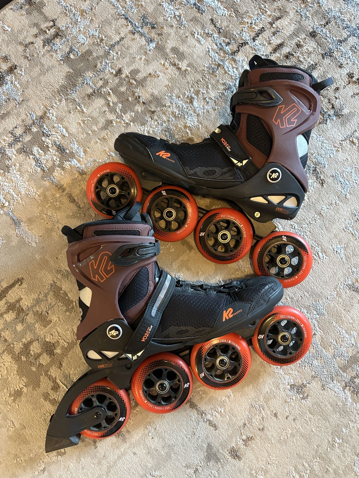 K2 VO2 S 100 BOA® MEN'S INLINE SKATES/ Rollerblades size 14