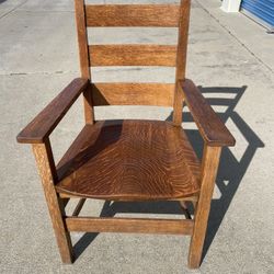 Antique Quarter Sawn Oak Chair