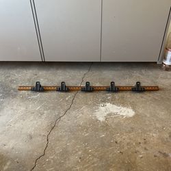 50” Decorative Ruler Picture Holder With Clamps 