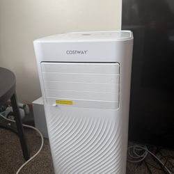 Costway - 10000 BTU Portable Air Conditioner Cools up to 350 sq.ft 4-in-1 AC with Cool Fan Humidifie