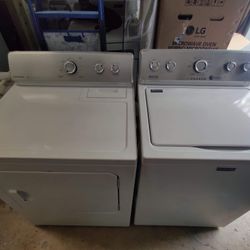MAYTAG CENTENNIAL WASHER & DRYER SET