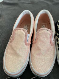 Vans slide on shoes