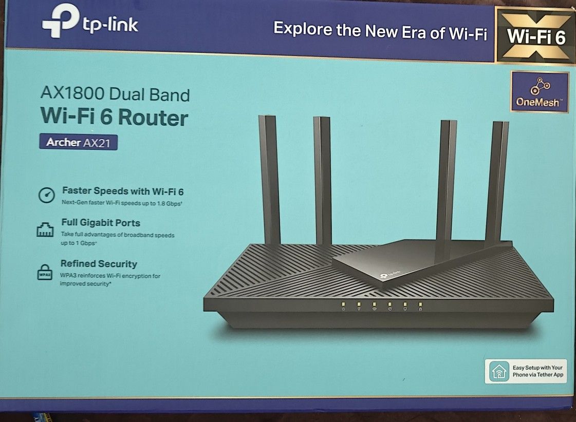 TP LINK AX1800 V4.6 ROUTER ARCHER AX21