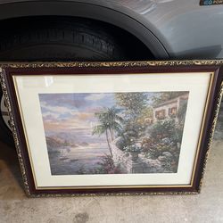 Beautiful Painting Of A Stone Staircase