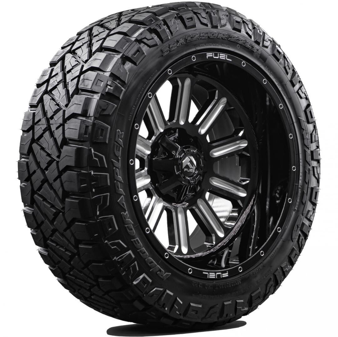 SUPER SALE fuel 20x10 8x170 wheels & 35x12.50-20 NITTO Ridge Grappler tires ( we finance,,,