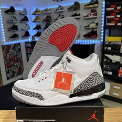 AIR JORDAN 3 RETRO “WHITE CEMENT” SIZE 11.5
