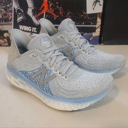 Fresh Foam X 1080 Running Shoes Grey/Blue Womens Size 7.5