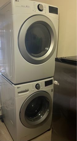 LG Stackable Washer & Electric Dryer Set – Great Condition