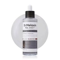 K-Beauty Dr. Melaxin Black Rice Peel Shot 80 ml • Dual‑Layer Exfoliant Ampoule