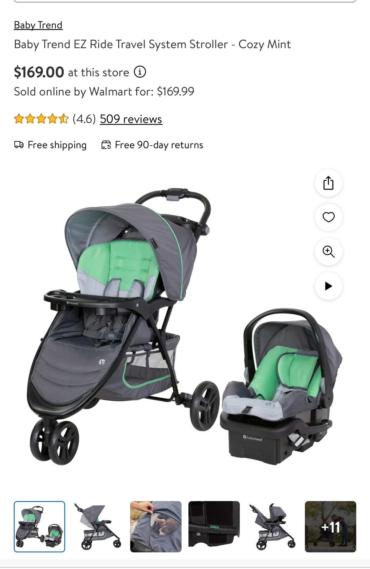 Brand New Car Seat Stroller Combo
