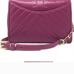 NWT Tory Burch Alexa Combo Quilted Leather Crossbody