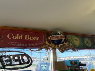 Schlitz cold beer display