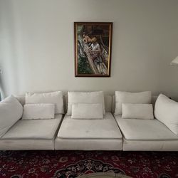 White ikea couch