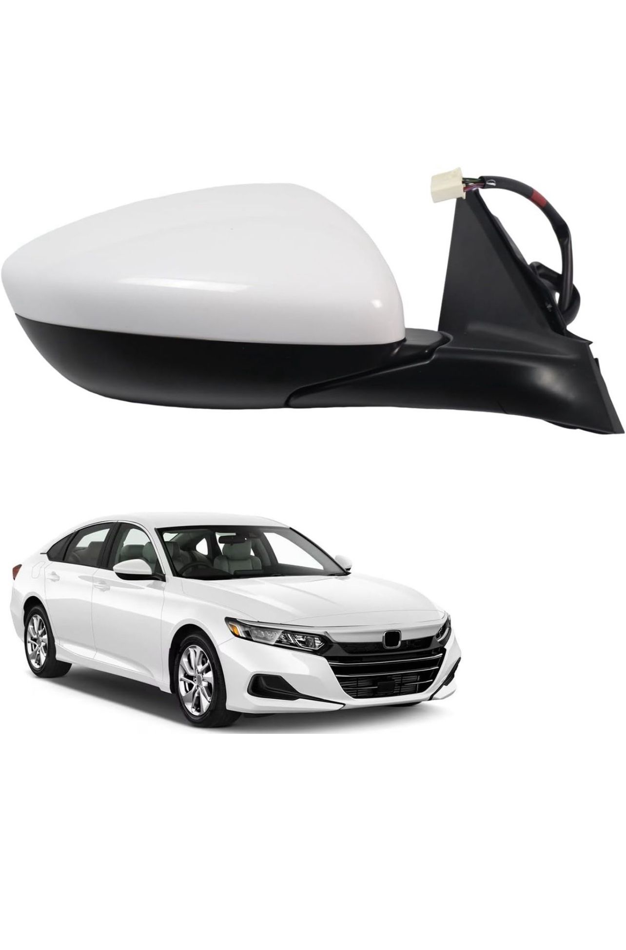 Marretoo for Honda Accord EX 2018-2022 Side view Mirror Assembly Passenger Side