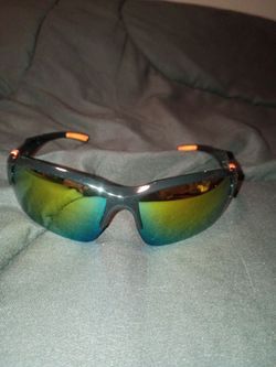 Orange sunglasses new never worn.