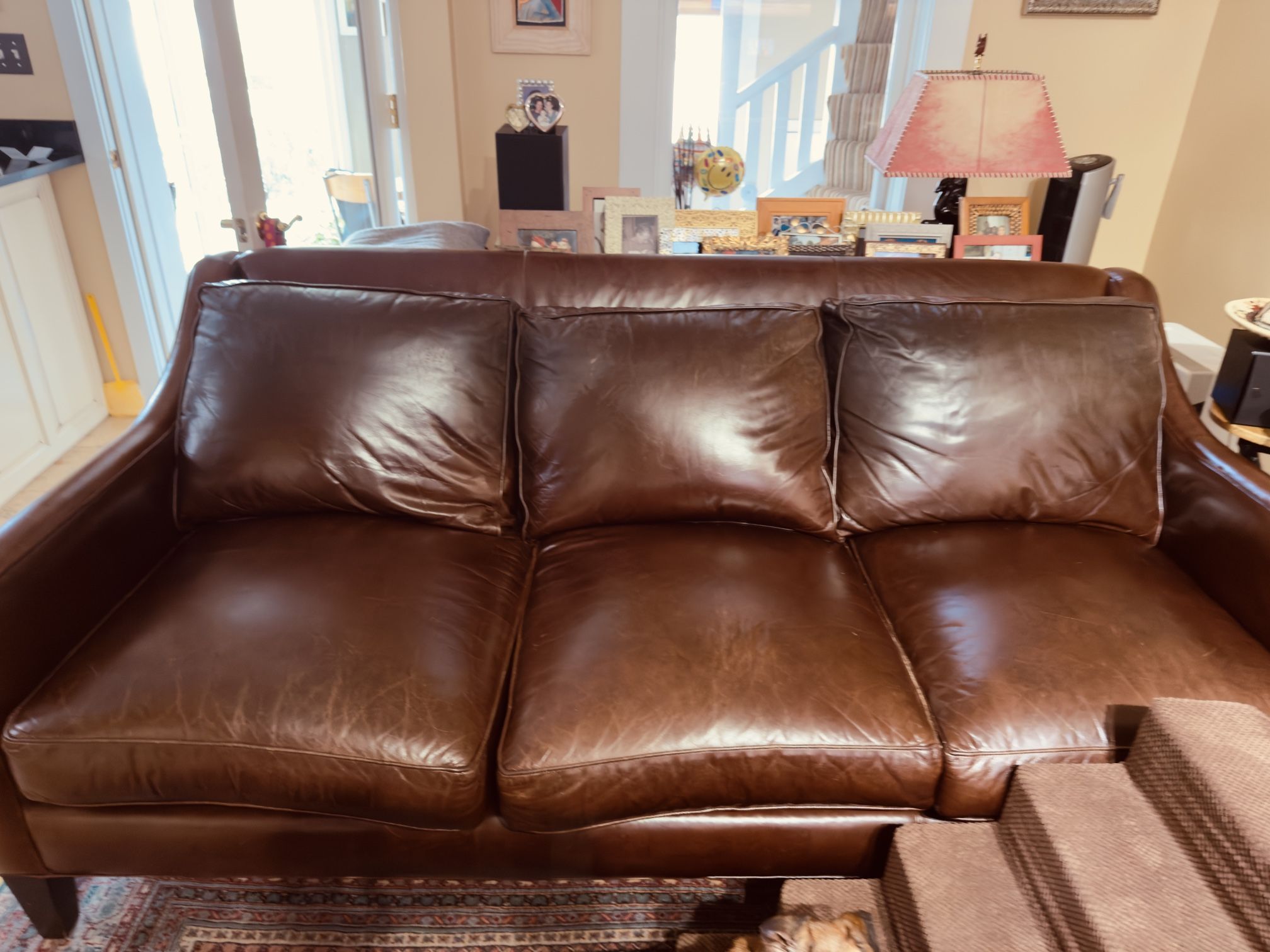 Leather (real) Sofa