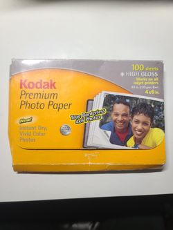 Kodak Premium Photo Paper. 33 Sheets High Gloss