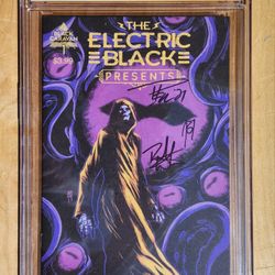The Electric Black Presents 1

(Signature Series CGC 9.8) NM/MT (2020)

Scout/Black Caravan x3

Cert # (contact info removed)001 