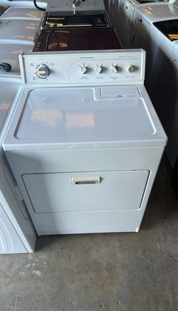 White KitchenAid Electric Dryer QuickDry