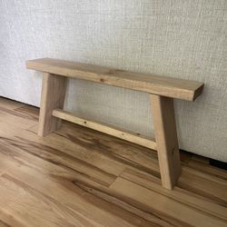 Wood bench 