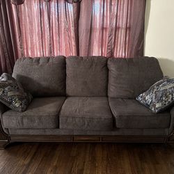 2 Sets Chocolate Sofas/ Couches 