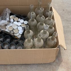 Glass Decor Bottles And Candles