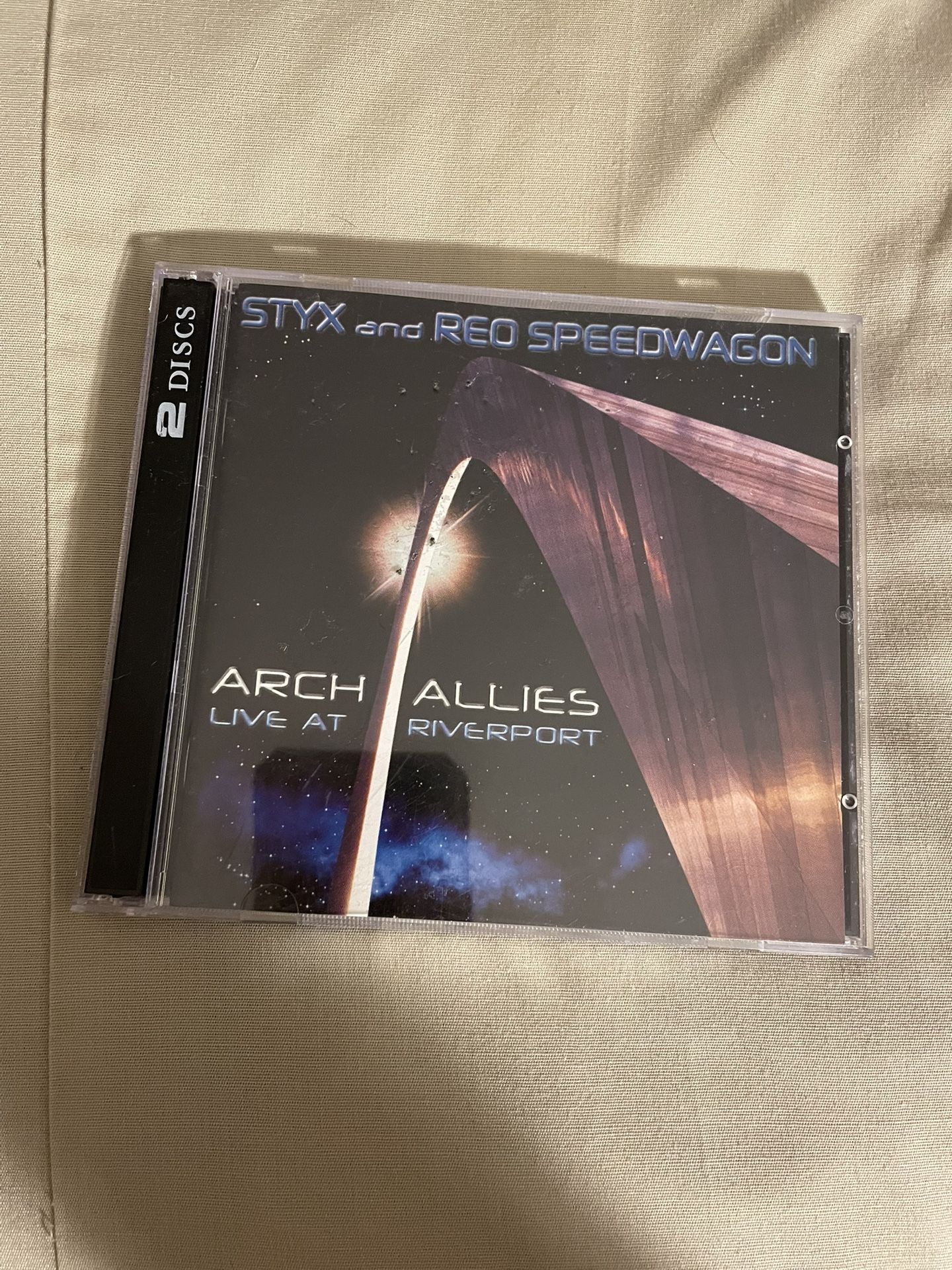 2 Cd Set Styx REO Speedwagon Arch Allies Live At Riverport