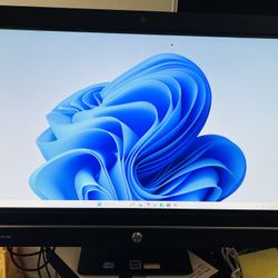 hp elite 8300 touch screen all in one computer windows 11 Quad core i5 8gb ram 256gb ssd plus 500gb hhd