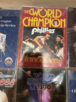 Old Baseball Yearbooks/Programs/Magizines