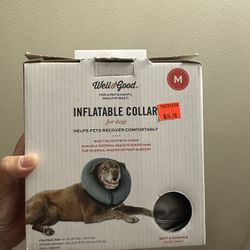Inflatable collar for dogs