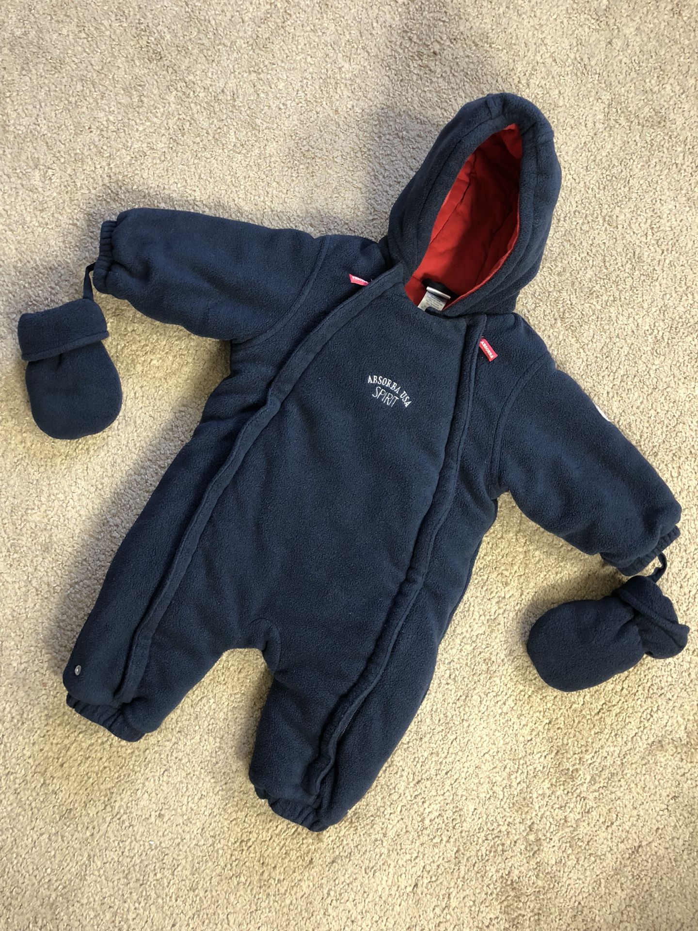 Absorba winter jumpsuit baby boy kids