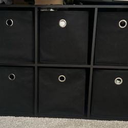 Cube organizer (6 Cube W/ Boxes)