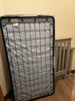 Crib and mattress