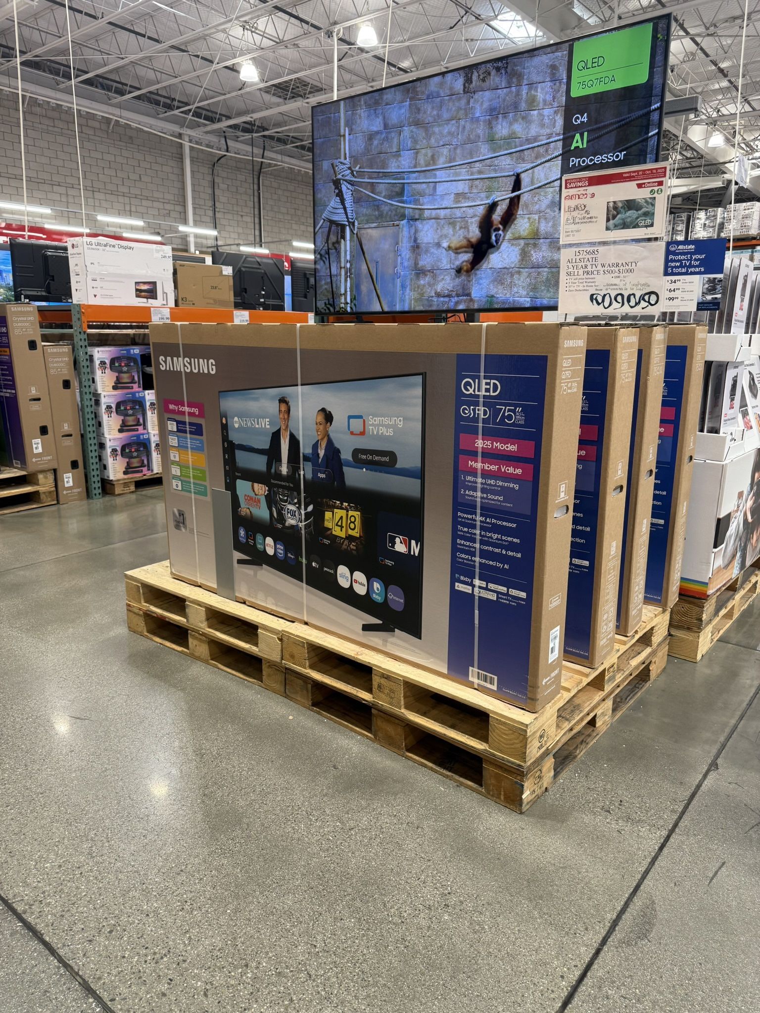 75 Samsung QLED Q8F 4K HDR Smart TV