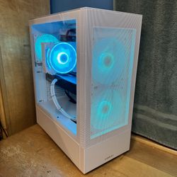 Lian Li White RTX 3050 Gaming PC - intel i5-10400, 16GB Ram, RGB, Nvidia