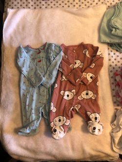 Newborn sized Girl Pajamas