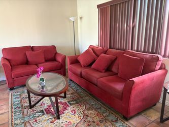 Couch and loveseat