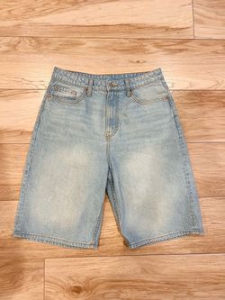 Denim bermuda shorts