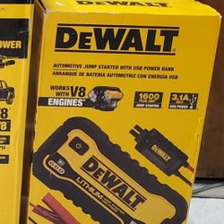 Dewalt Automotive Jump Stater With Usb Power Bank 