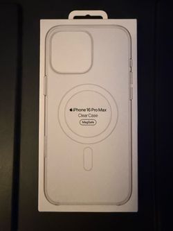 Brand New + Sealed!! iPhone 16 Pro Max Clear Mag Safe Case