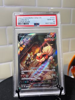 PSA 10 Flareon V Super Rare Pokemon Card 137/132