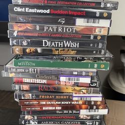 Used DVD’S Set Of 25    Pick Up Only