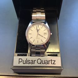 Vintage Pulsar Quartz Date Watch Circa 1980s