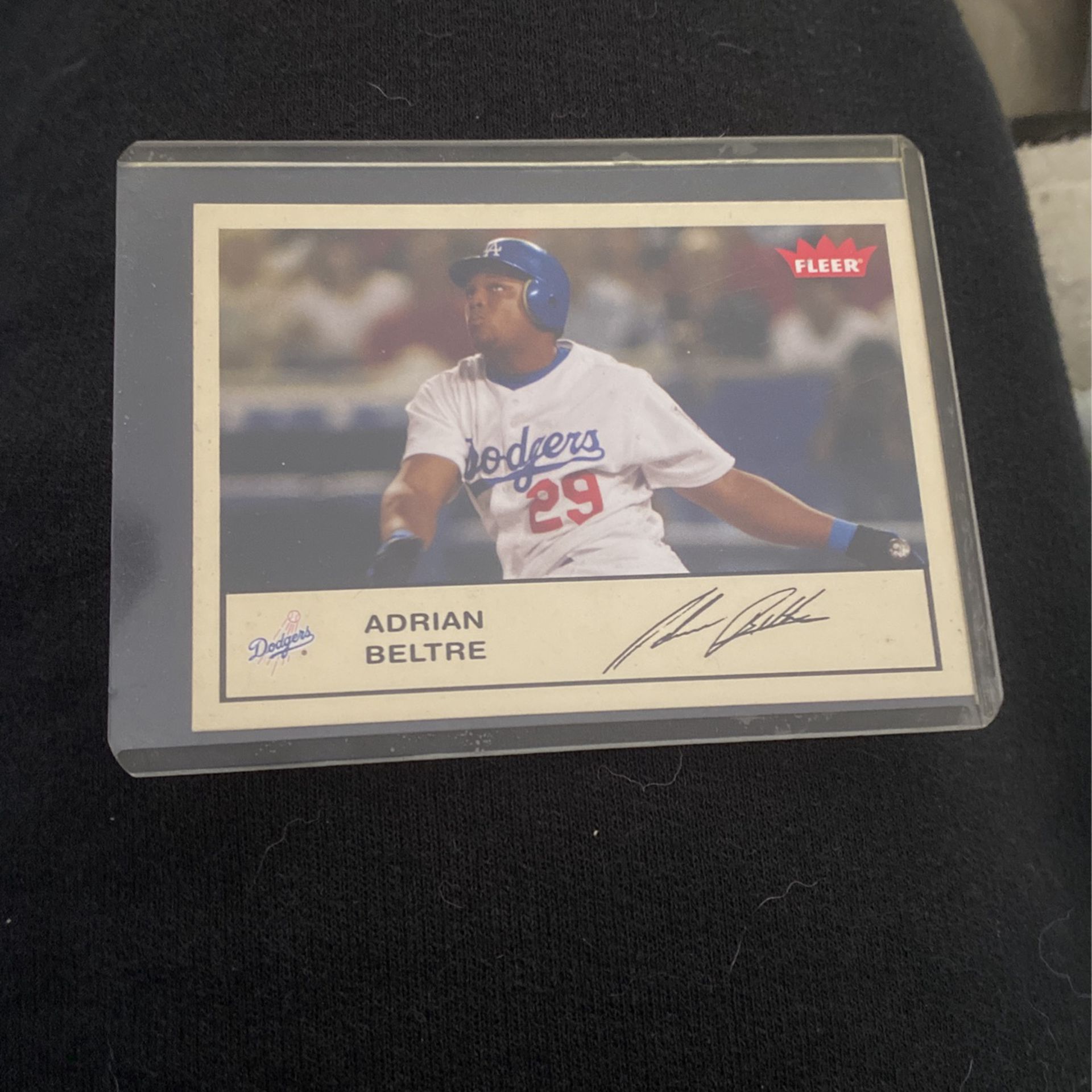 Adrian Beltre Baseball Card 