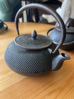 Japanese cast iron kettle (tetsubin)