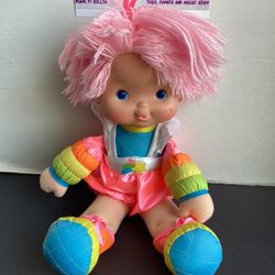 Vintage 1983 Hallmark Mattel Rainbow Bright Tickled Pink Doll