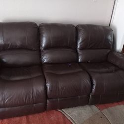 Leather Couch 