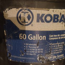 kobalt 60 gal air compressor. 