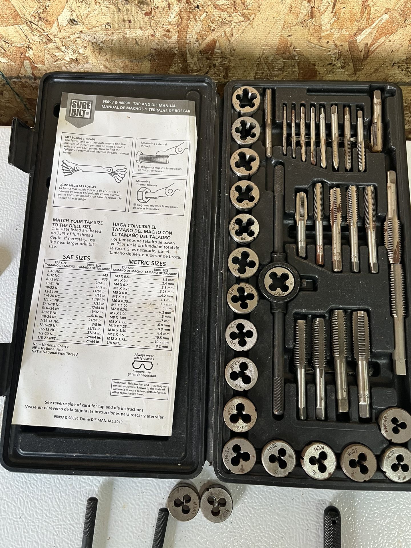 Tap And Die Set