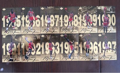 Michael Jordan Upper Deck Gold Card Set